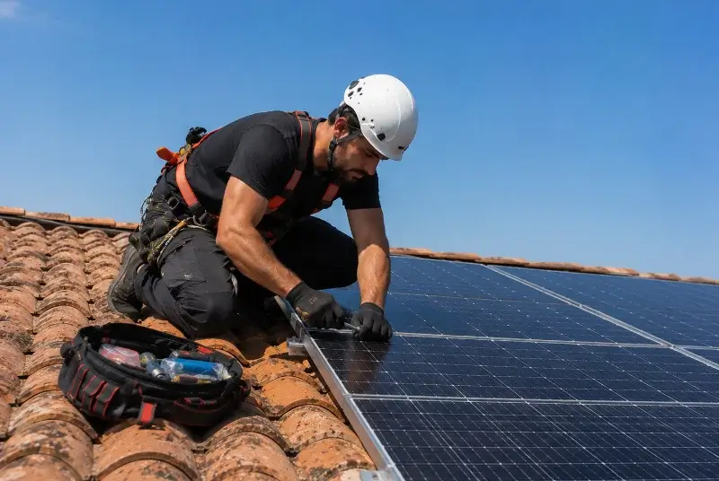 Maintenance et monitoring de panneaux solaires à Aramits