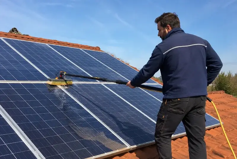 Nettoyage et entretien de panneaux solaires à Aramits
